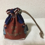 ミニミニ巾着手乗りサイズ レトロ ポピー