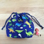 ◆ハンドメイド＿入園準備お弁当袋＿恐竜◆