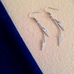 シルバー♢シンプルエッジピアス