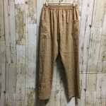 リネンビスコースの楽ちんパンツ