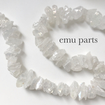 クォーツクリスタルnugget beads6p
