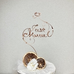 アールヌーヴォー Just Married ♡♡ ケーキトッパー