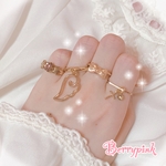 Berrypink♡量産型ジュエリーリング♡4個セット
