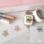小さなくまさん*消しゴムはんこ