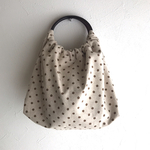 SALE♡リングバック♡ナチュラル♡ブラウンドット