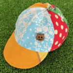 ★猫のベースボールキャップ★　ヴィンテージファブリックで作りました！！