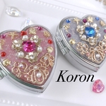 ☆SALE☆ ゆめかわ 魔法少女 アクアシェルフラワー 変身ハートコンパクト ピルケース
