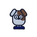 刺繡ワッペン　動物【いぬちゃん】