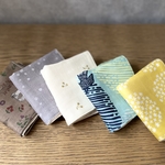まいにちのガーゼハンカチ12*5枚set