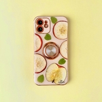 【pastel colors】りんご iPhoneケース iPhone12 pro iPhone 7 8 SE 第2世代