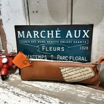 細めペンケース英字ファスナー