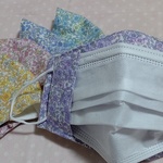 接触冷感ガーゼ使用🌸選べる5色🌸🌸綺麗な小花柄不織布マスクカバー🌸2色セット🎶