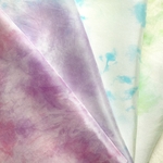 胴裏　手染め生地7 紫陽花カラー　むら染め　正絹　糊あり