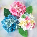 フェルトあじさいセット① 梅雨飾り