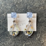new！レジンアクセサリー🥣ブルー“earring”