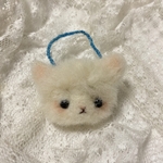 ふわげのねこポシェット　ミディ ブライスちゃんのお供に♪ 羊毛フェルト　ドール