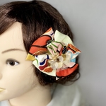 和装髪飾り 七五三 小ぶり リボンヘアアクセサリー  t7