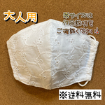 【送料無料】☆ハンドメイドマスク大人用☆