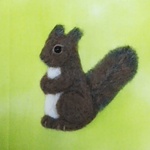 リスのブローチ🐿️