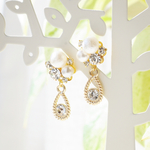 クリスタルビジュー♡樹脂ピアス/イヤリング
