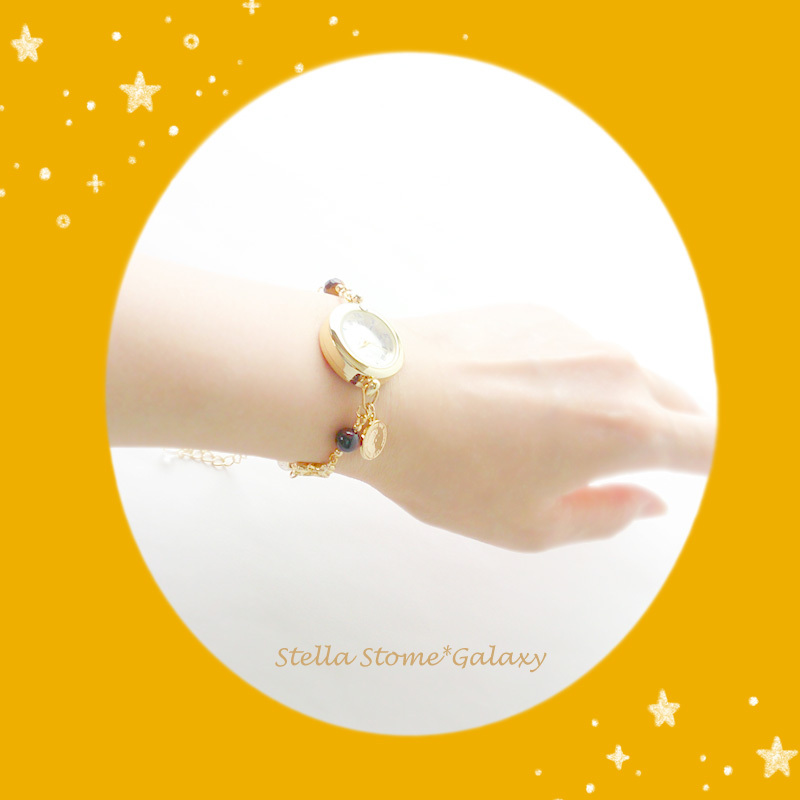 ☆*.｡コインの腕時計☆財をもたらすブレスレットウォッチ