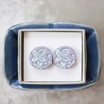 : : : 陶土の草花耳かざり : : : 719（ピアス／イヤリング）