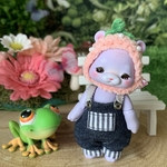 ピンクのイチゴ帽子〜くまちゃん用〜