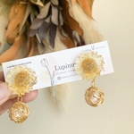 再販⌘ pierce/earring ⌘ sun flower