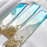 【夏の定番♡】波🌊デザイン しおり レジン 