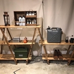 ハンドメイドの木製オープンラックL　※おまけ付き