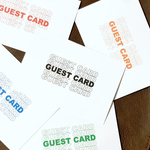 guest card ゲストカード　1枚50円〜
