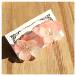 紫陽花ピアス