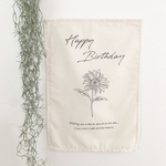 Birthday tapestry ◎ sunflower