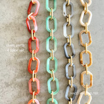 ４color set★joint chain（アクリル&アルミチェーンセット）
