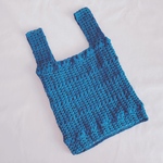⭐︎手編みバッグ⭐︎ブルー⭐︎⭐︎