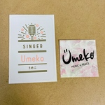 Umeko　オリジナルステッカー2枚セット