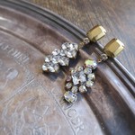 ヴィンテージビジューピアス　アシンメトリー vintage pierced earrings AR