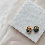 インド・ターコイズ　ピアス＊イヤリング