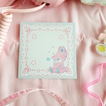 9×9メモ☆ねむねむくま(レースハンカチ)