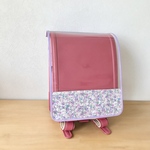 新柄入荷♪再販＊女の子向け♡切替柄と縁取りが選べる＊透明ランドセルカバー