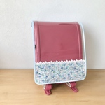 新柄入荷♪再販＊女の子向け♡切替柄と縁取りが選べる＊透明ランドセルカバー