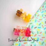 グミベア☆ヘアクリップ2個セット②☆くまグミ☆カラフル☆夏アクセ