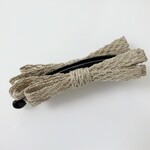 ＜T様オーダー品＞スティックリボンのバナナクリップ　メッシュリネン＜送料込＞