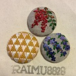 【nami2525様】ご注文品…刺繍ブローチ