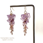 藤の花 ピアス / イヤリング