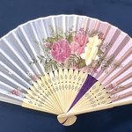 ハイビスカスの扇子[送料込み]