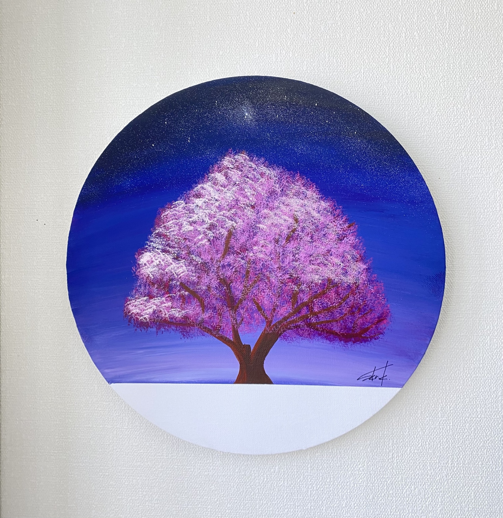 【在庫僅少】 - 紫A 抽象画 SAKURA'S 国内最大級の minne | GALLERY 絵画