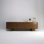 TV wood board”walnut”（ テレビボード / ローボード / テレビ台 / テレビラック / アンティーク / ヴィンテージ ）