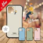 ウォッシャー/グリップケース/iPhone12/iPhone12Pro/iPhone12mini/iPhone11/iPhone11Pro/スマホケース/メンズ/お揃い/おそろい/ペア/名入れ