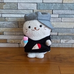 しろたん19cm   黒Tシャツ🍦&お帽子セット(アイスクリーム付き)